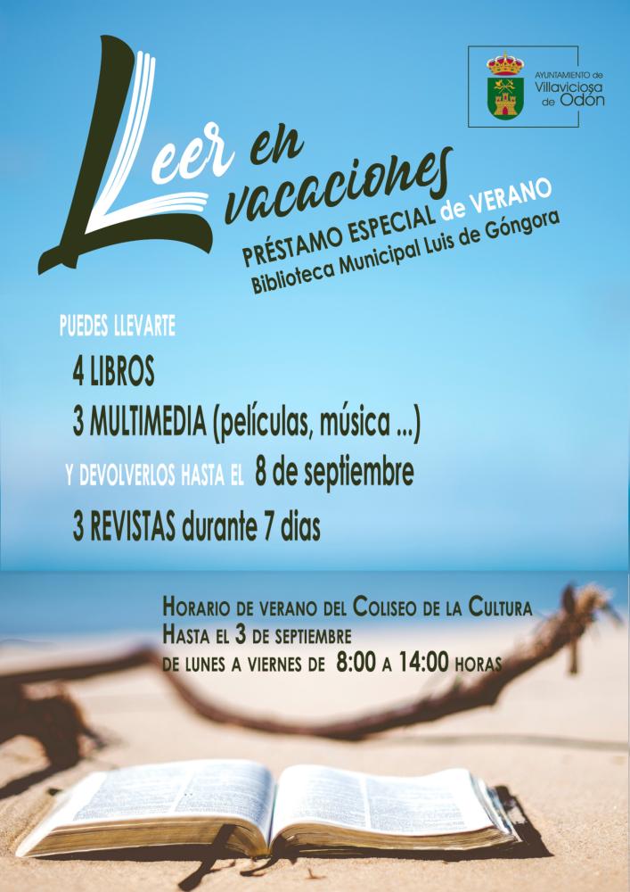 La biblioteca municipal nos invita a seguir leyendo estas vacaciones mediante su préstamo especial de verano
