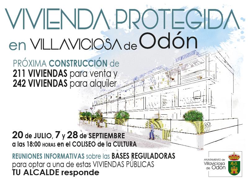  Imagen Convocatoria de una reunión para informar a los vecinos sobre la futura construcción de viviendas públicas