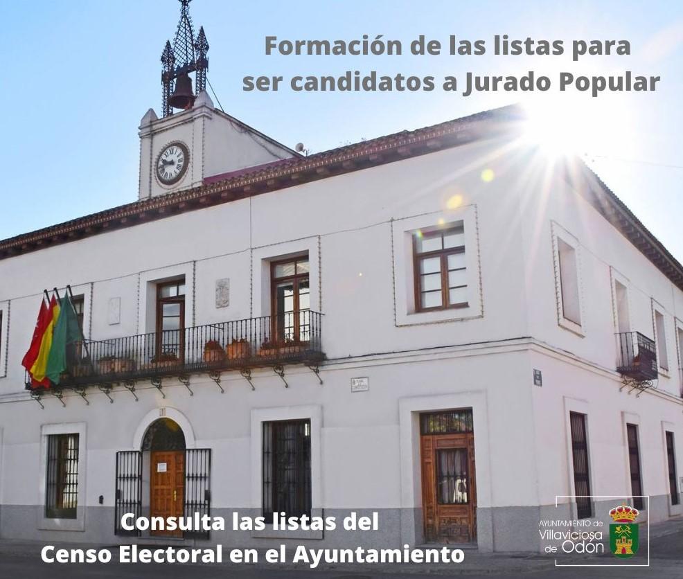 Imagen Exposición del censo electoral para la formación de las listas a Jurado Popular