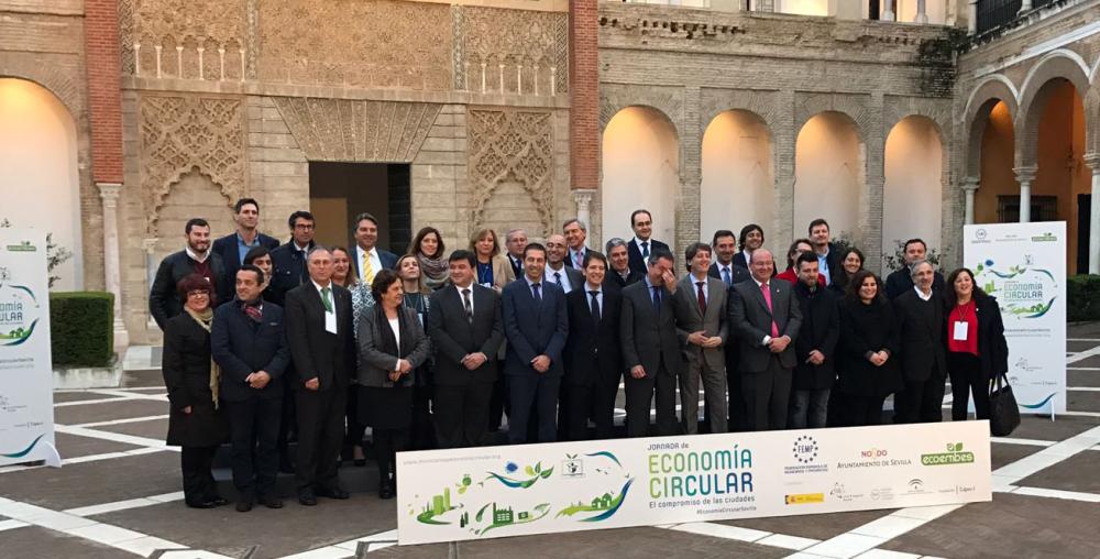 Imagen El alcalde, José Jover, apoya la Declaración de Sevilla en la que las ciudades se comprometen con la economía circular