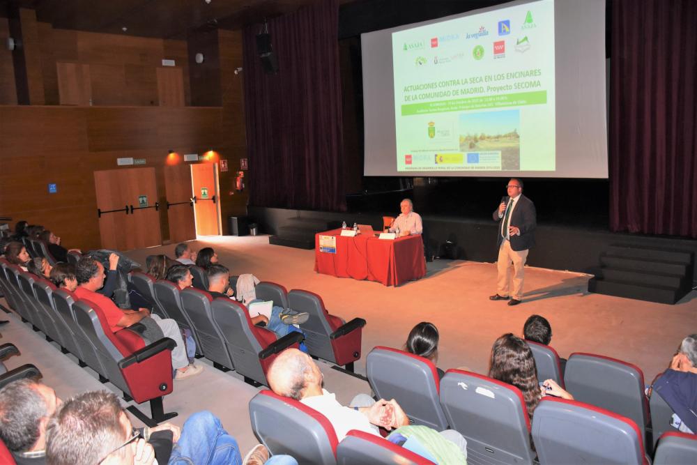  Imagen Villaviciosa de Odón, sede de la Jornada donde se han abordado las actuaciones con la seca de encinares