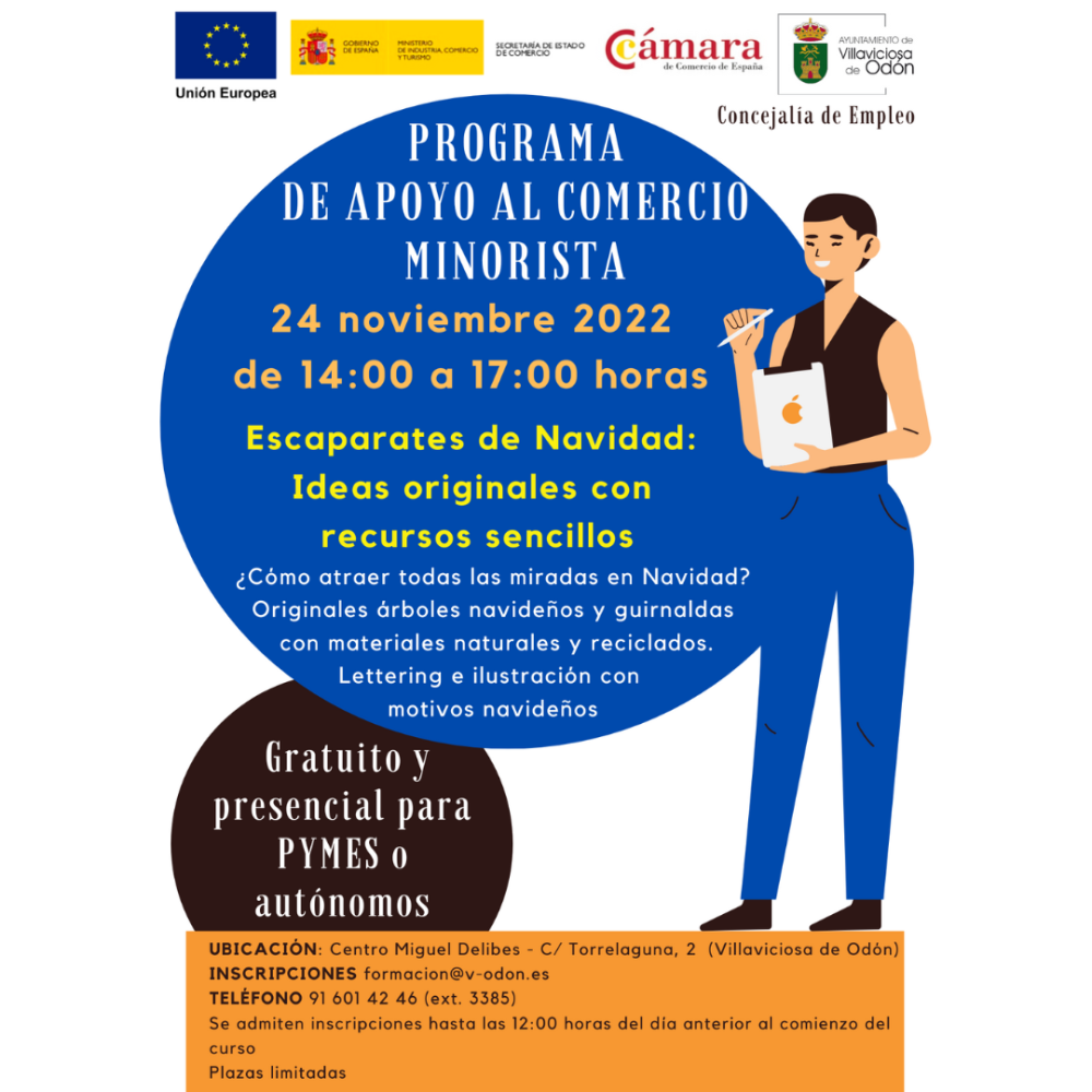  Imagen Cursos gratuitos de apoyo al comercio minorista de cara a la Navidad