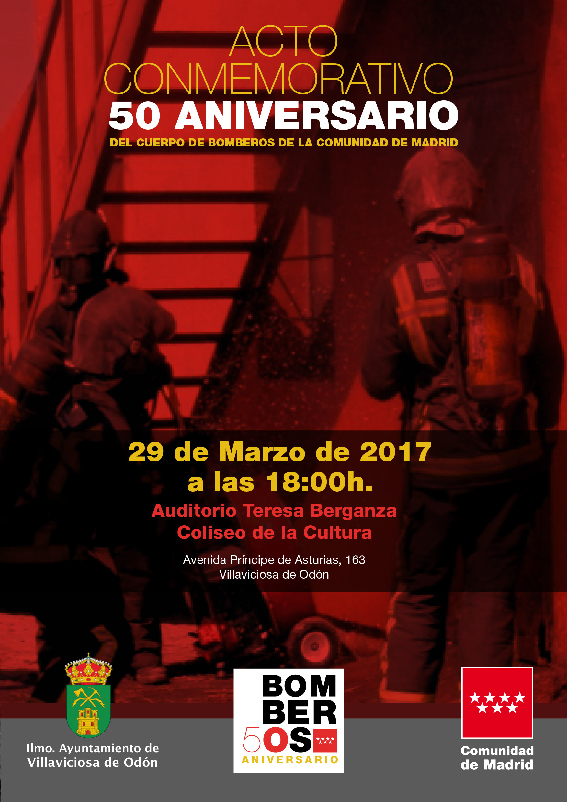 50 Aniversario del cuerpo de bomberos de la Comunidad de Madrid