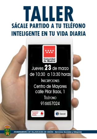 TALLER: Sácale partido a tu teléfono inteligente en tu vida diaria