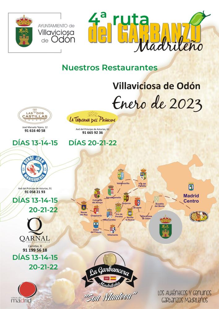  Imagen La 4ª Ruta del Garbanzo arranca este fin de semana como referente en materia gastronómica de la región