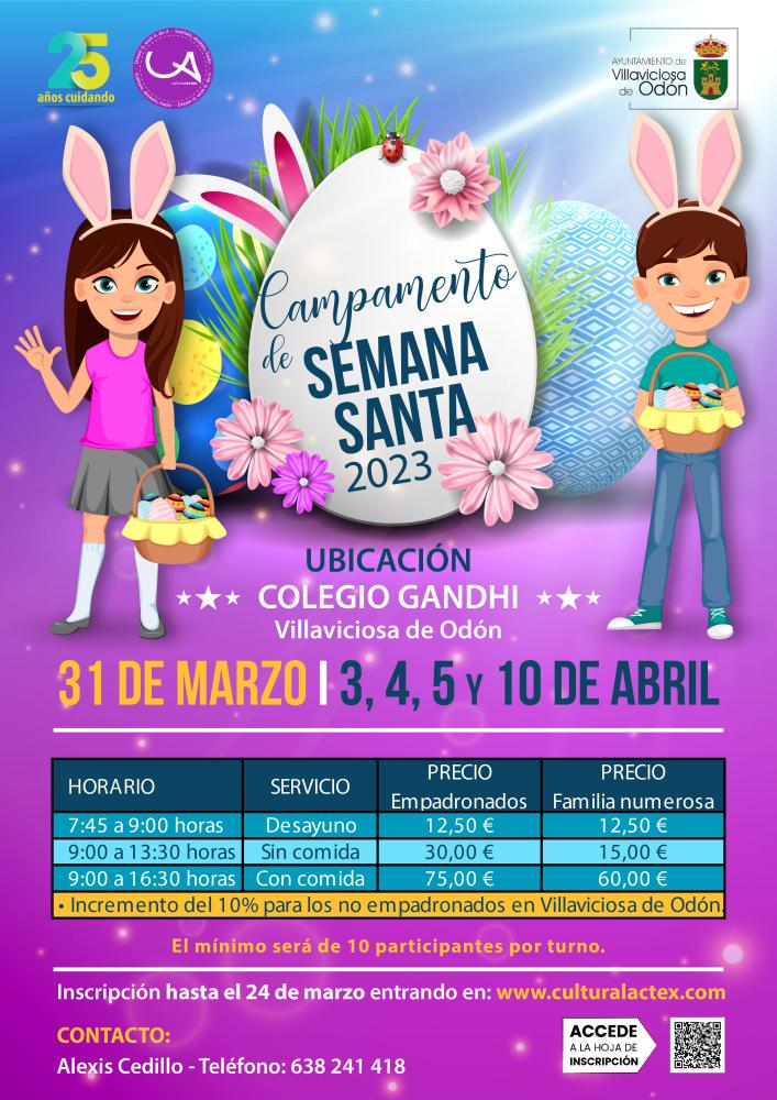  Imagen Abiertas las inscripciones para el Campamento de Semana Santa