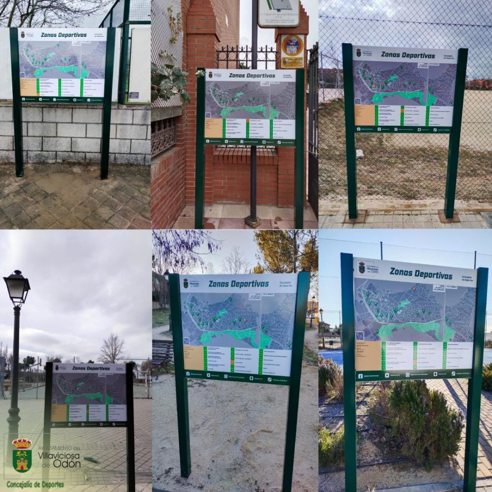  Imagen Instalados carteles identificativos en las zonas deportivas