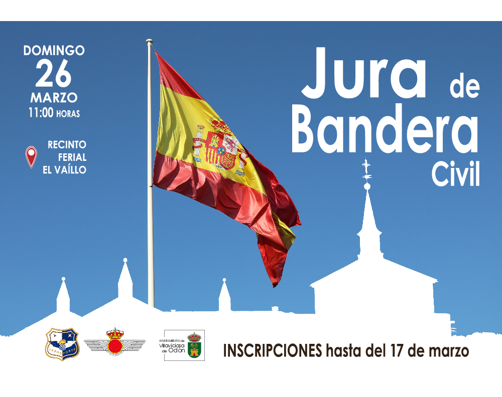  Imagen Villaviciosa de Odón celebrará el 26 de marzo un acto de Jura de Bandera para la población civil