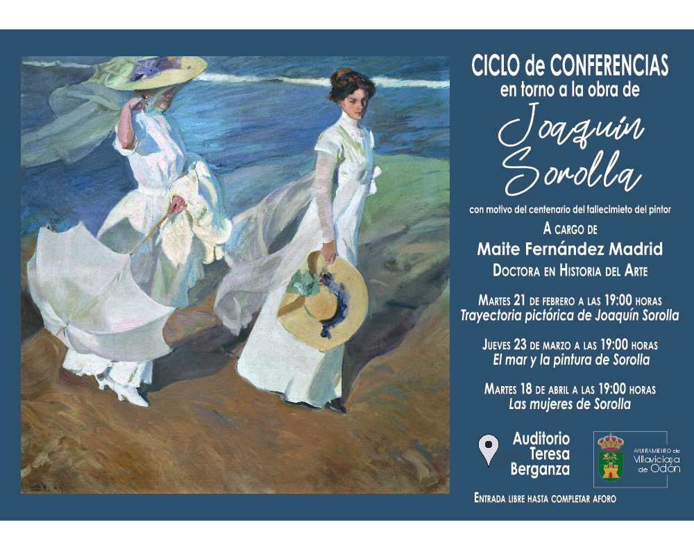  Imagen El Ayuntamiento programa un ciclo de conferencias en torno a la figura de Joaquín Sorolla