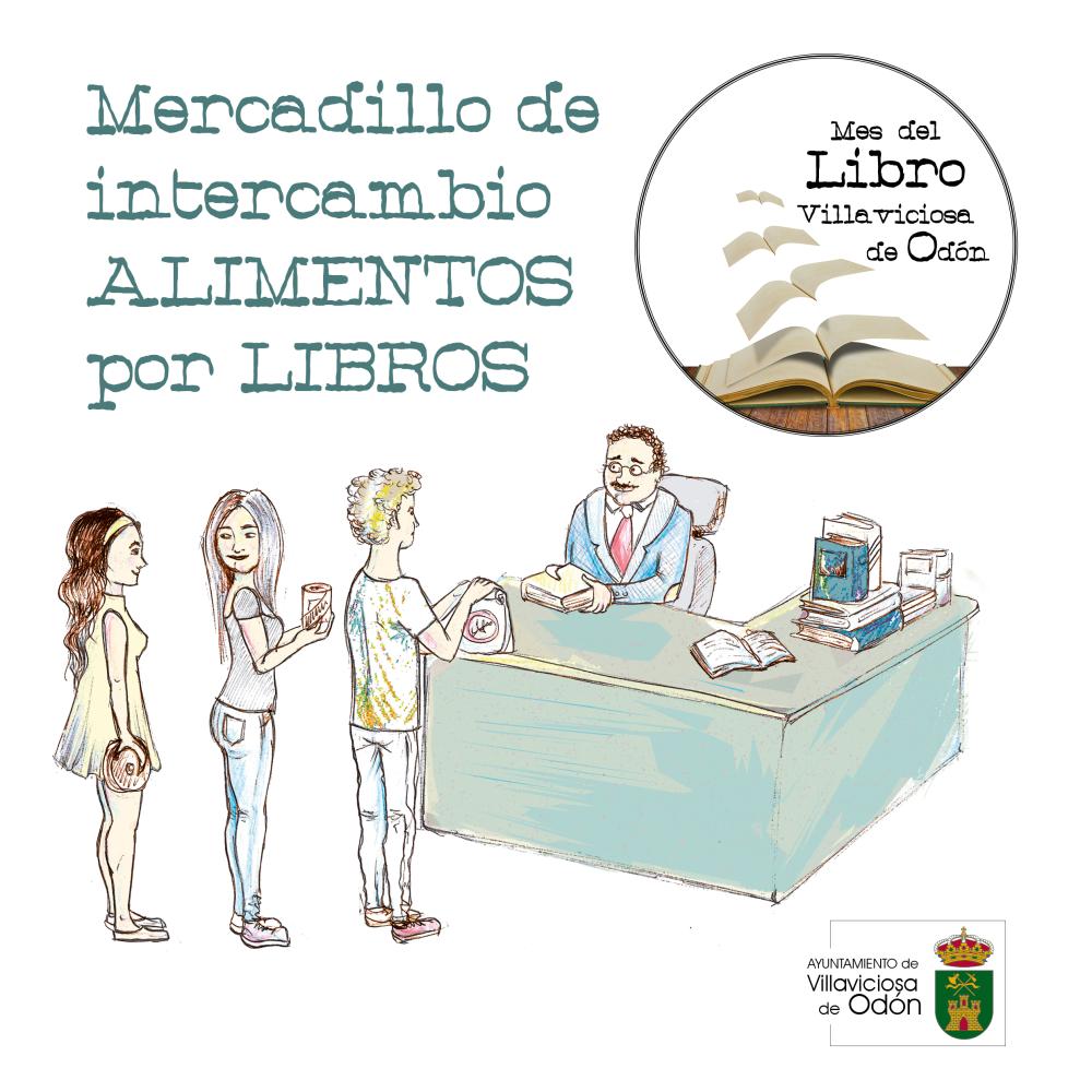  Imagen La programación del Día del Libro dedica una de sus actividades a la solidaridad mediante el Mercadillo de alimentos por libros