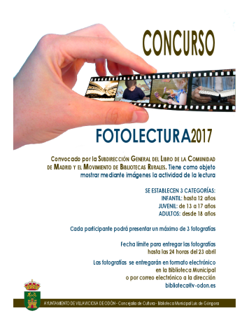 Fotolectura, concurso para fomentar la lectura a través de la fotografía