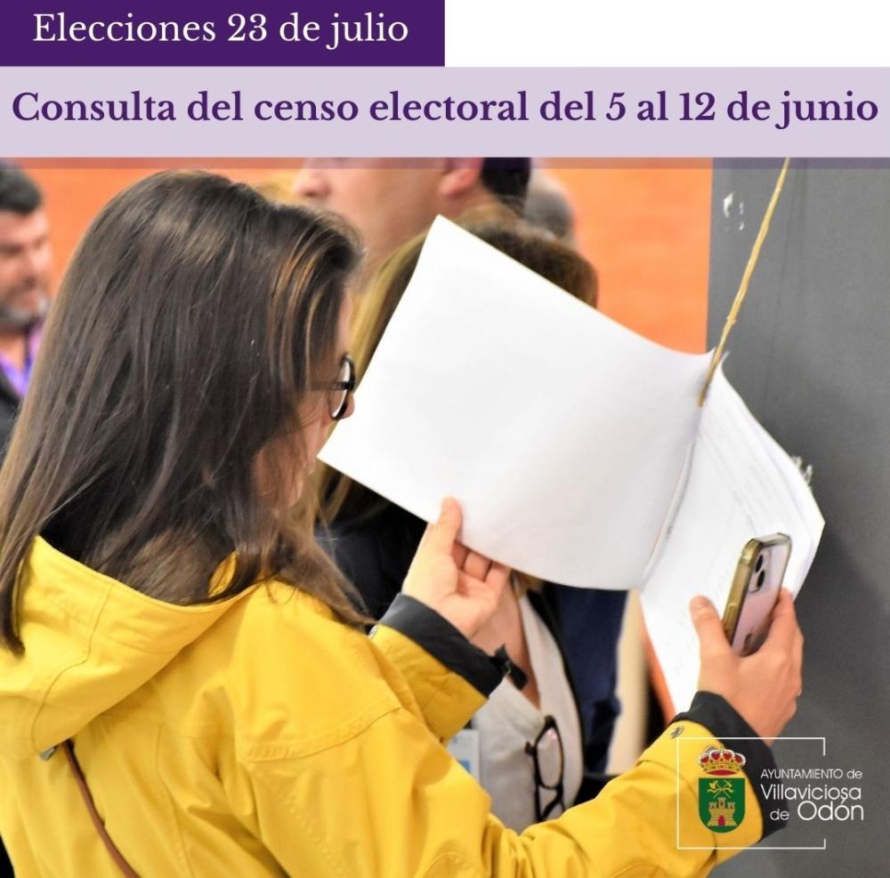  Imagen Del 5 al 12 de junio se pueden consultar las listas del censo electoral para las elecciones del 23 de julio