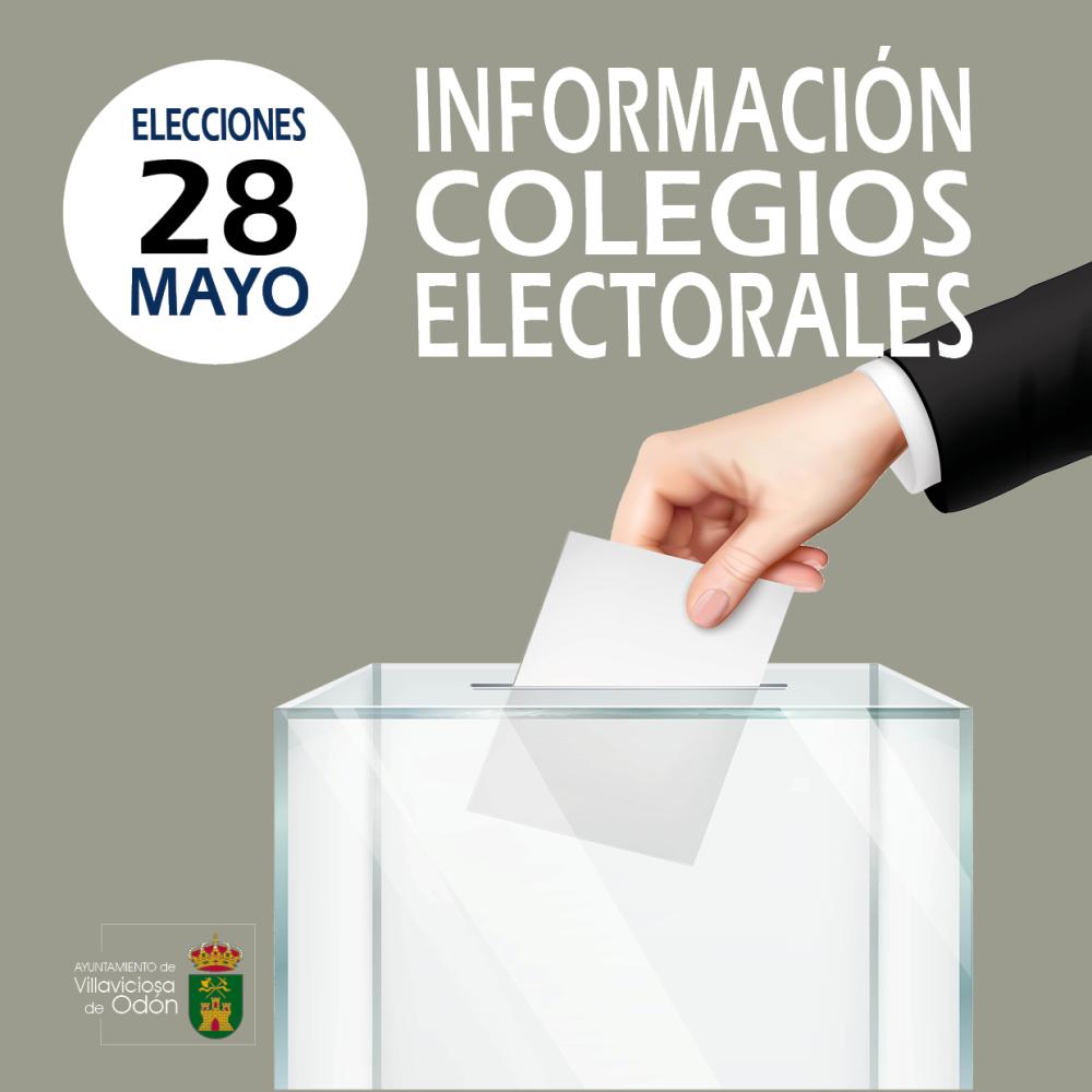  Imagen Elecciones del 28 de mayo: información sobre la ubicación de los colegios electorales