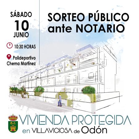  Imagen Información de interés sobre el sorteo público ante Notario de las 190 viviendas de Protección Pública