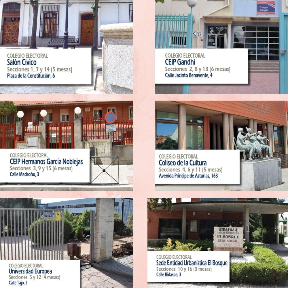  Imagen Listado de colegios electorales en los que ejercer el voto en las elecciones del 23 de julio