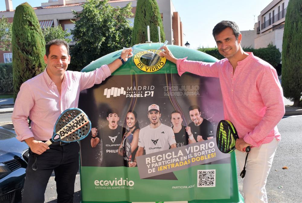  Imagen El Ayuntamiento de Villaviciosa de Odón y Ecovidrio premian el reciclaje de vidrio dando la posibilidad de conseguir entradas para el Madrid Premier Padel