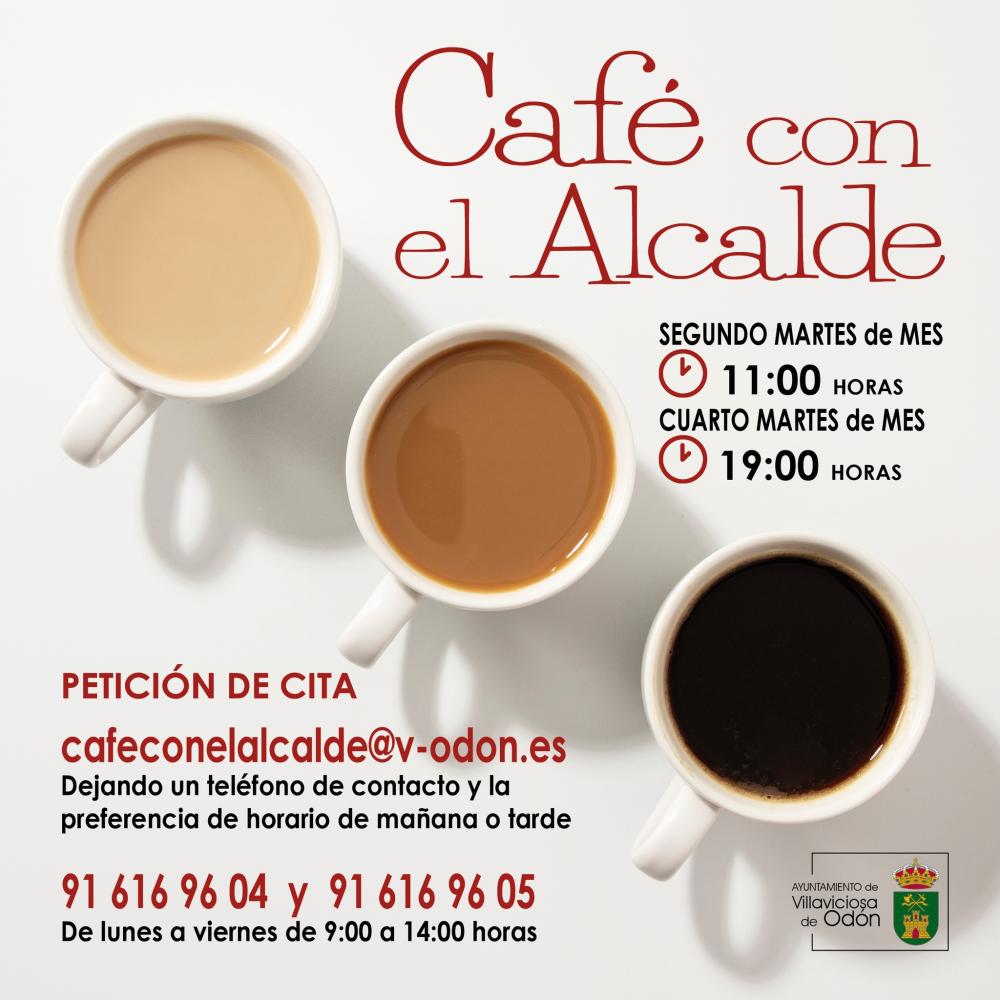 El 30 de enero comienzan los encuentros del alcalde con los vecinos en la iniciativa denominada "Café con el alcalde"