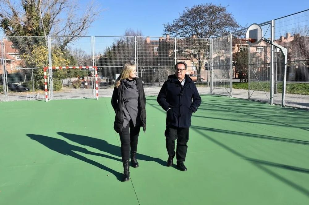  Imagen Abierta la pista polideportiva de la calle Doctor Fleming después de las obras de mejora y acondicionamiento