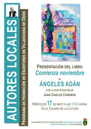 Presentación del libro "Comienza noviembre"