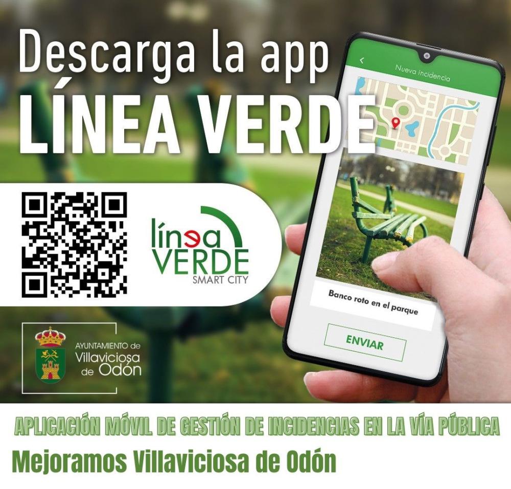  Imagen El Ayuntamiento de Villaviciosa de Odón implanta un nuevo servicio de comunicación de incidencias a través de una app móvil denominada Línea Verde