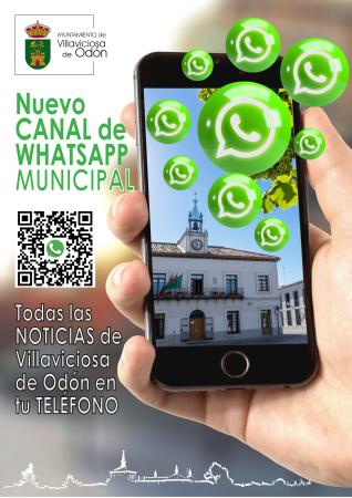 El Ayuntamiento de Villaviciosa de Odón abre un nuevo servicio de comunicación con los vecinos mediante un canal de WhatsApp