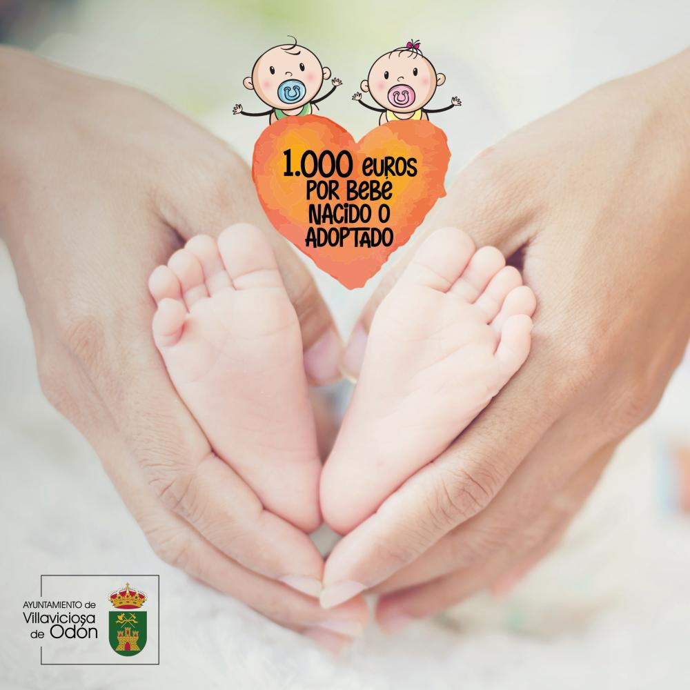 El Ayuntamiento de Villaviciosa de Odón aprueba la concesión de una ayuda destinada al fomento de la natalidad de 1.000 euros por hijo nacido o adoptado en 2024