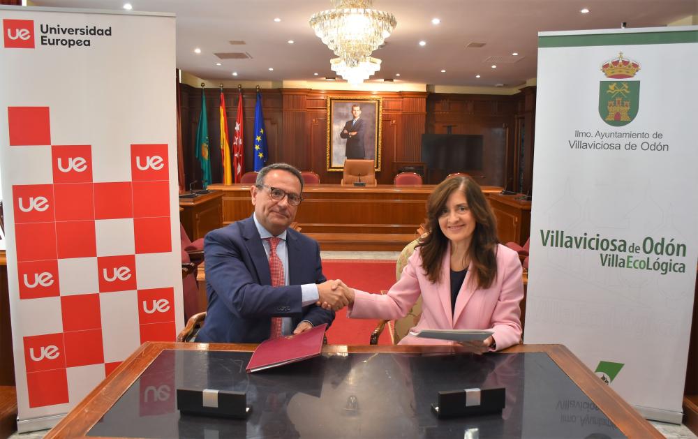 La Universidad Europea y el ayuntamiento de Villaviciosa de Odón refuerzan sus lazos de colaboración con un acuerdo para impulsar actividades conjuntas