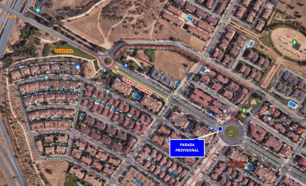  Imagen Cortes de tráfico en la avenida Príncipe de Asturias