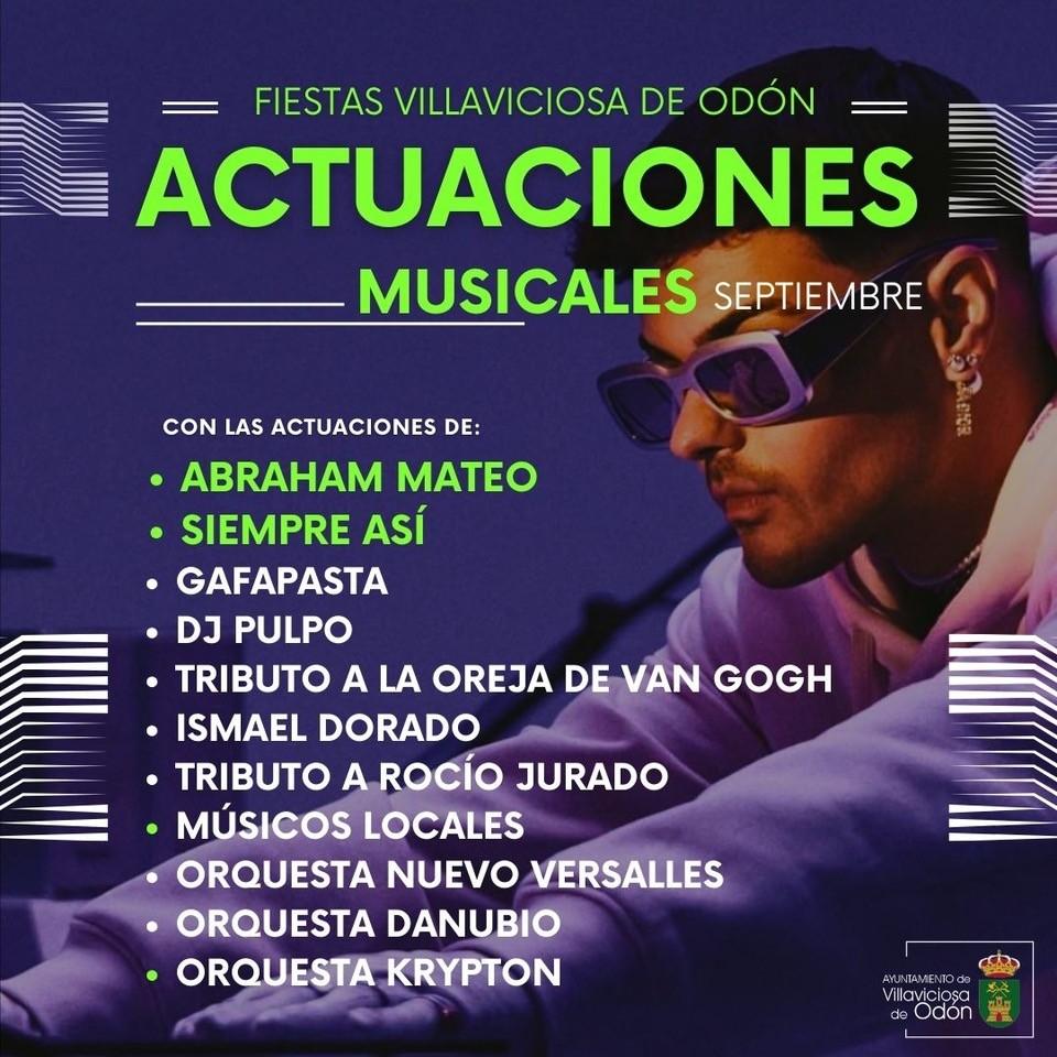  Imagen Actuaciones musicales en las fiestas 2024