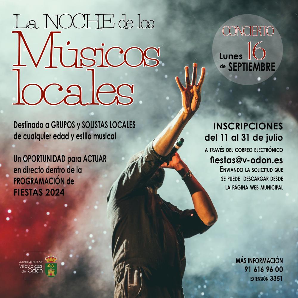  Imagen El Ayuntamiento convoca a los músicos locales para participar en un concierto el 16 de septiembre