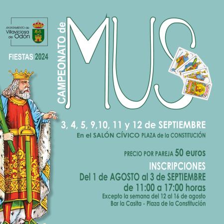 Abierto plazo de inscripción para el Campeonato de Mus