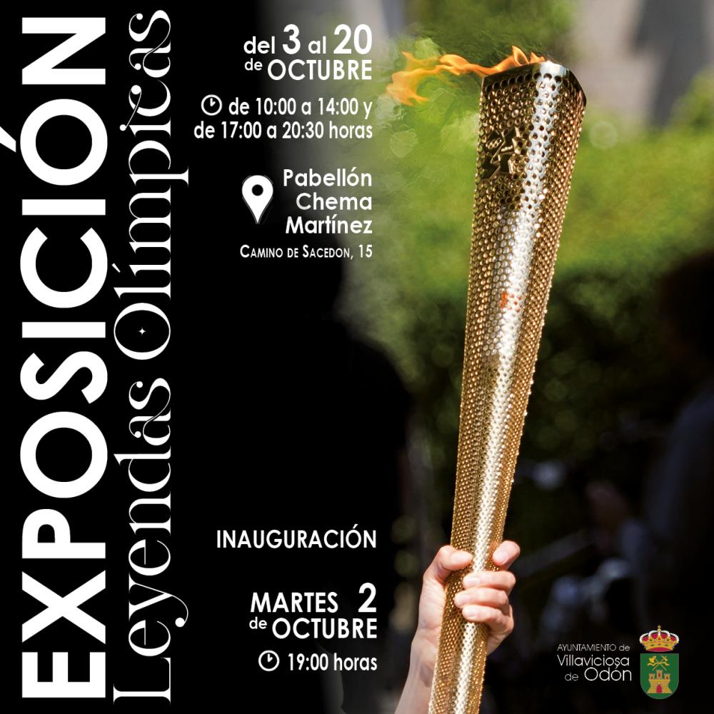  Imagen Villaviciosa de Odón acoge hasta el 20 de octubre la exposición “Leyendas Olímpicas” en la que se pueden contemplar 15 antorchas y unos 50 objetos relacionados con las grandes gestas en los JJ.OO