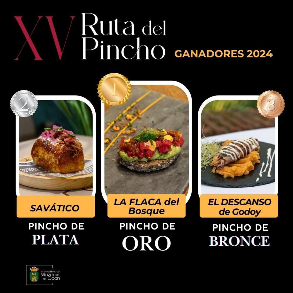  Imagen El restaurante La Flaca del Bosque gana la XV edición de la Ruta del Pincho de Villaviciosa de Odón