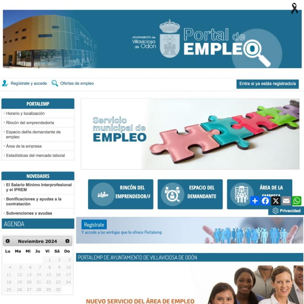  Imagen El Ayuntamiento de Villaviciosa de Odón lanza el Portal de Empleo Municipal como plataforma innovadora para conectar empresas y demandantes