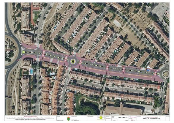 Aprobado el proyecto de remodelación de la Avenida Calatalifa en el tramo entre la intersección con la carretera M-506 y la calle San Antonio