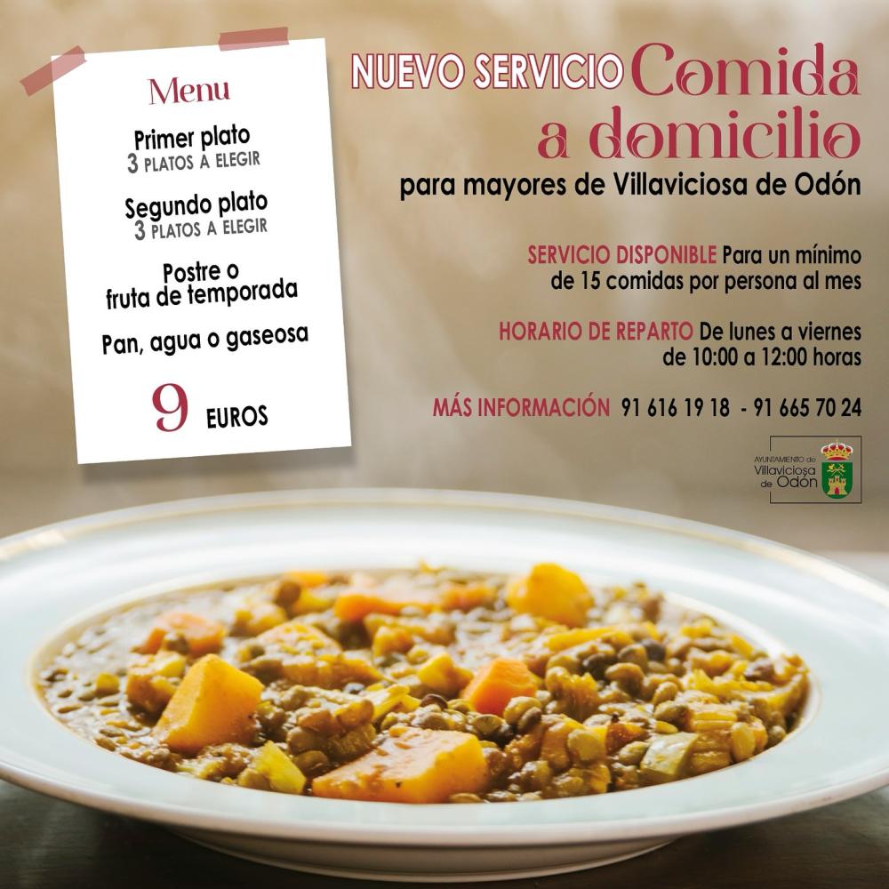 El Ayuntamiento crea el servicio de comida a domicilio para los mayores