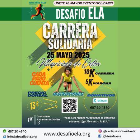 Carrera solidaria Desafío ELA