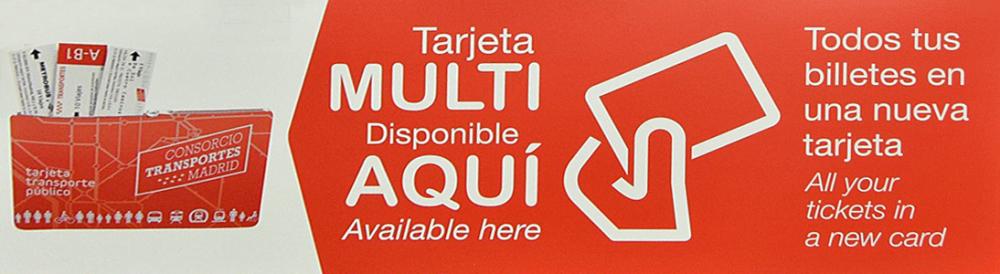  Imagen Ya se puede solicitar la nueva tarjeta ‘Multi’ de transporte público que permite cargar distintos billetes en un solo soporte magnético
