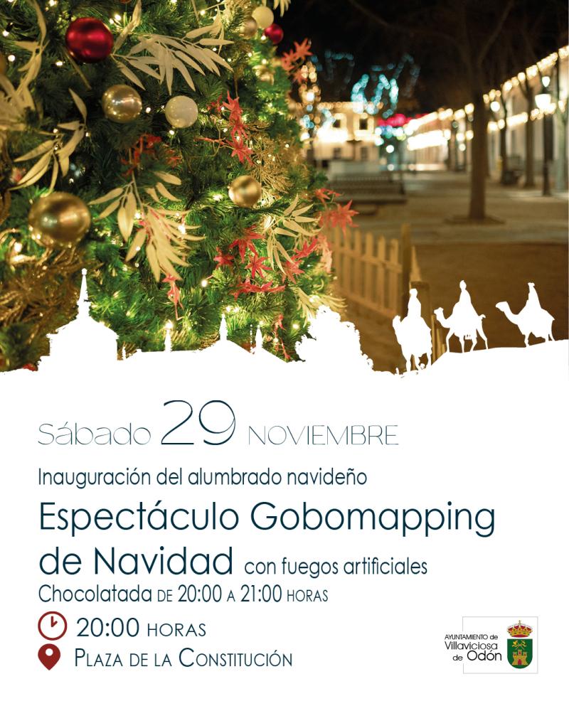  Imagen Villaviciosa de Odón dará este sábado la bienvenida a la Navidad con un gobomapping, fuegos artificiales y chocolatada