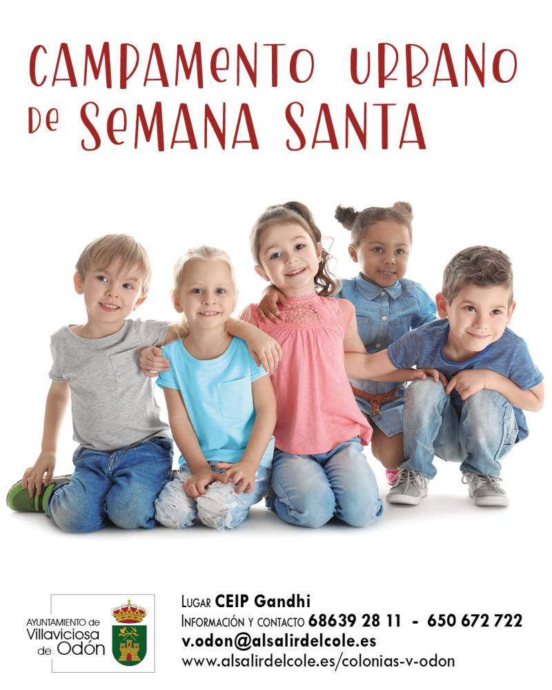 Abierto el plazo de inscripción para el Campamento Urbano de Semana Santa