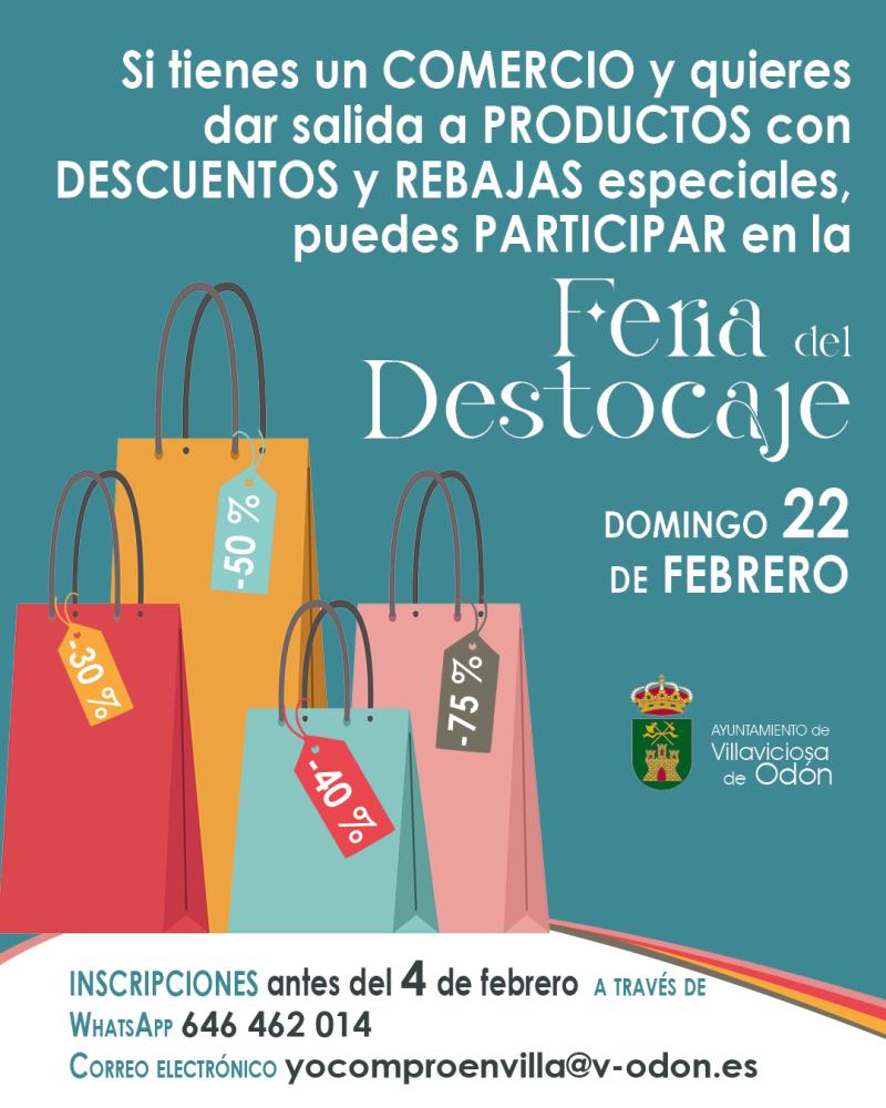 Abierto el periodo de inscripción para participar en la II Feria del Destocaje
