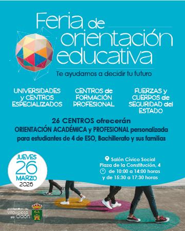 El Ayuntamiento de Villaviciosa de Odón organiza este jueves la Feria de Orientación Educativa