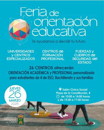 El Ayuntamiento de Villaviciosa de Odón organiza este jueves la Feria de Orientación Educativa