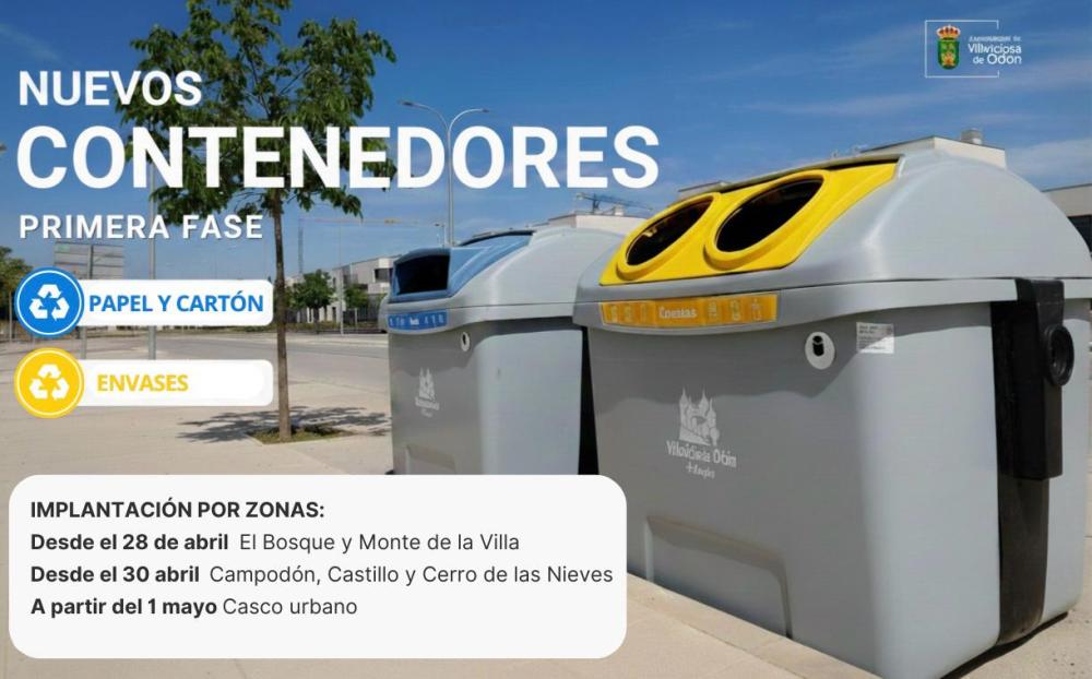  Imagen Comienza la implantación de los 1347 nuevos contenedores en todo el municipio