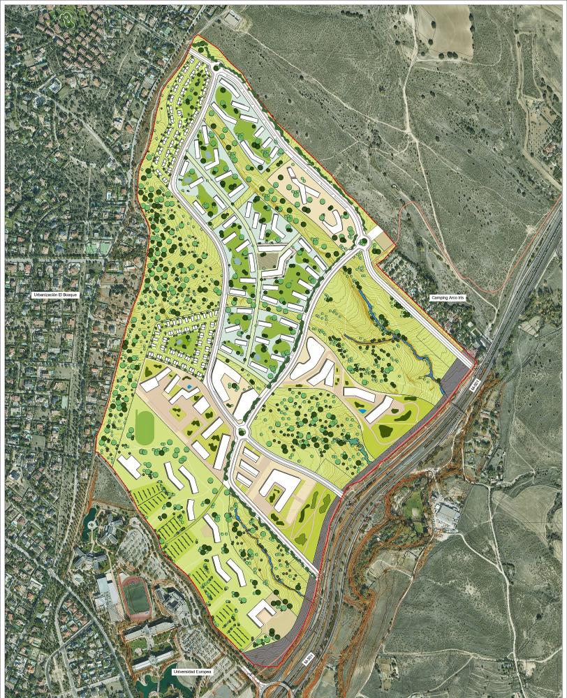  Imagen Villaviciosa de Odón aprueba el desarrollo del sector UZ-4 que contempla casi 500 viviendas protegidas y amplias zonas verdes