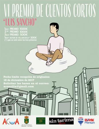  Imagen La Asociación Cultural ACUA y el Ayuntamiento de Villaviciosa de Odón convocan la VI edición del Premio de Cuentos Cortos "Luis Sancho"