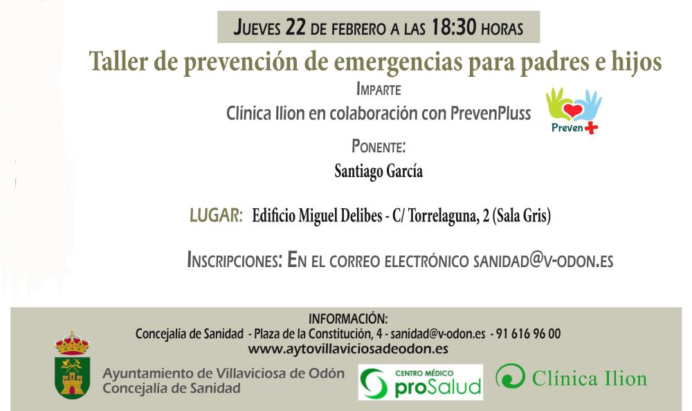  Imagen Nuevo taller de la “Escuela de Salud”: Prevención de emergencias para padres e hijos