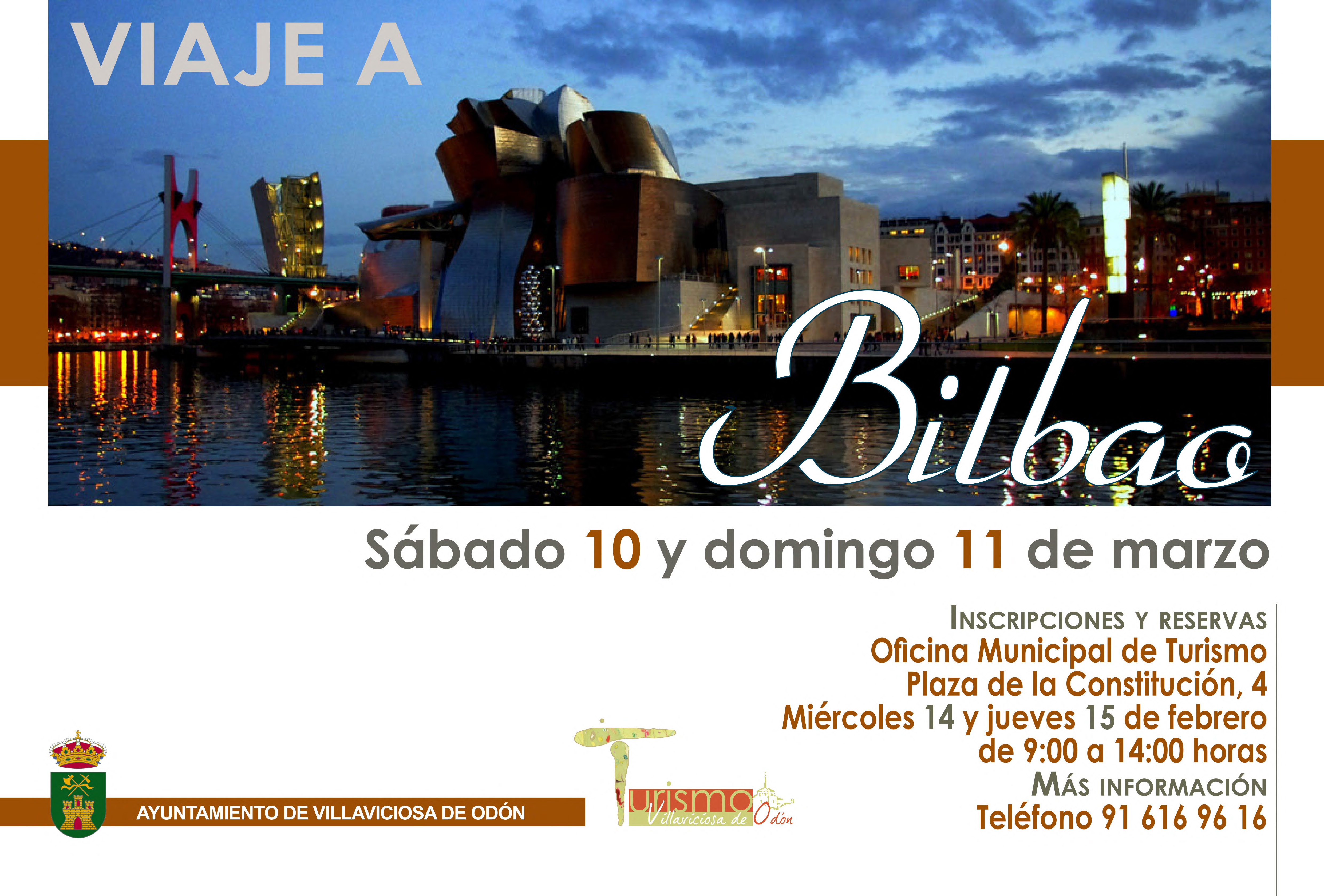 Inscripciones Viaje a Bilbao