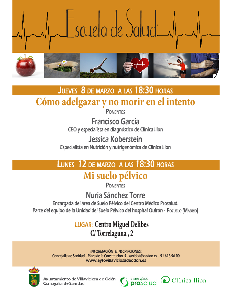  Imagen "Cuidar nuestro cuerpo": Temática común de las conferencias de la Escuela de Salud de este mes de marzo