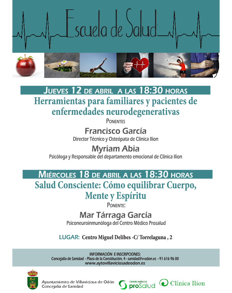  Imagen La “Escuela de Salud” ofrece herramientas a familiares y cuidadores de enfermos de Alzheimer y Parkinson